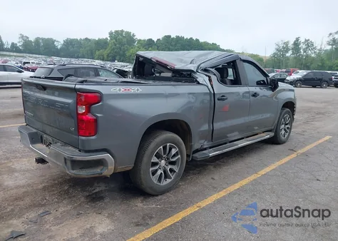 2021 Chevrolet Silverado 1500 4Wd Short Bed Lt from USA, damaged, VIN 1GCUYDED4MZ100696